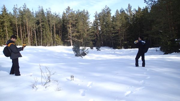 19.02.2015 Mit der Wärmebildkamera unterwegs