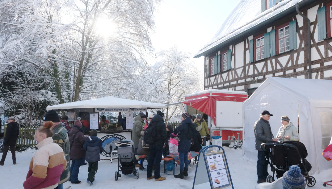 02. und 03.12.2023: Der HvB auf dem Wintermärchenmarkt in Blaubeuren